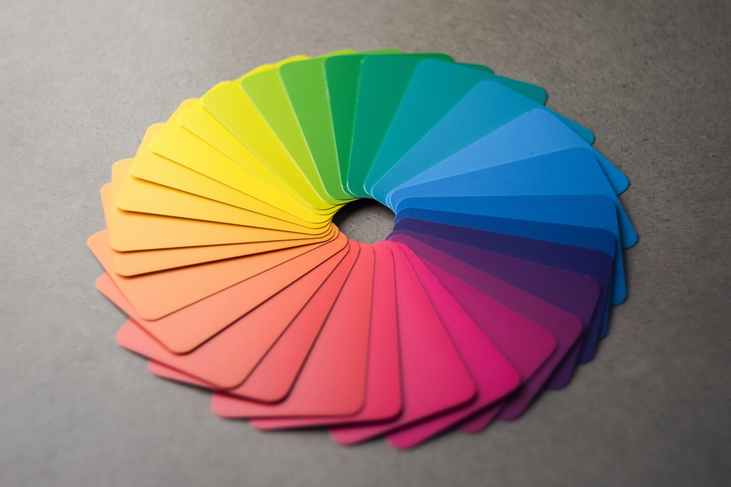 Colors of color wheel 